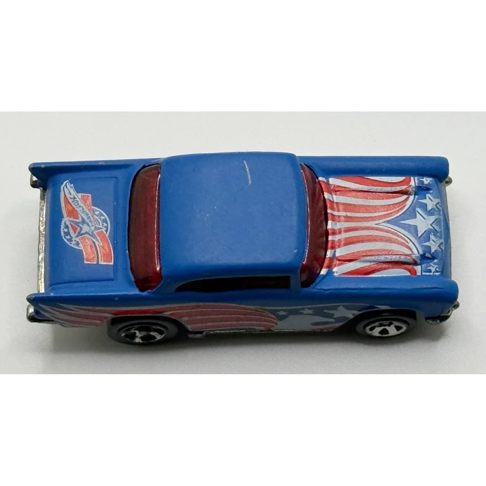 Hot Wheels Star & Stripes '57 Chevy Red/White/Blue With Graphics Die-Cast‎ 1976